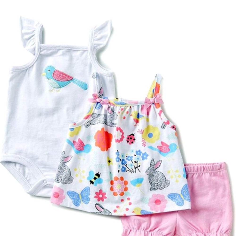 3 Piece Girl Summer Outfit